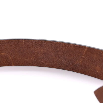 Gucci Calfskin Metal Tiger head Buckle Belt 90 36 Brown 6 of 7