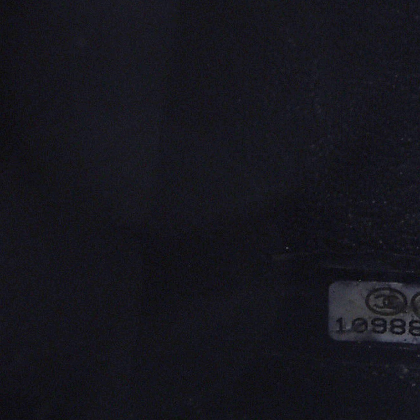Glazed Calfskin East West Modern Chain Tote Black