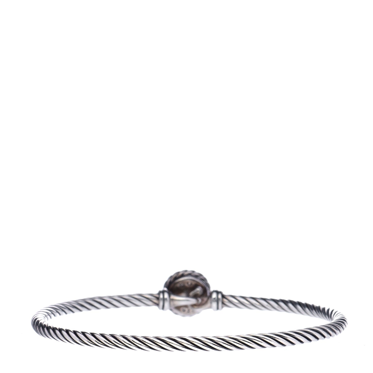 Sterling Silver Blue Topaz 3mm Chatelaine Bracelet