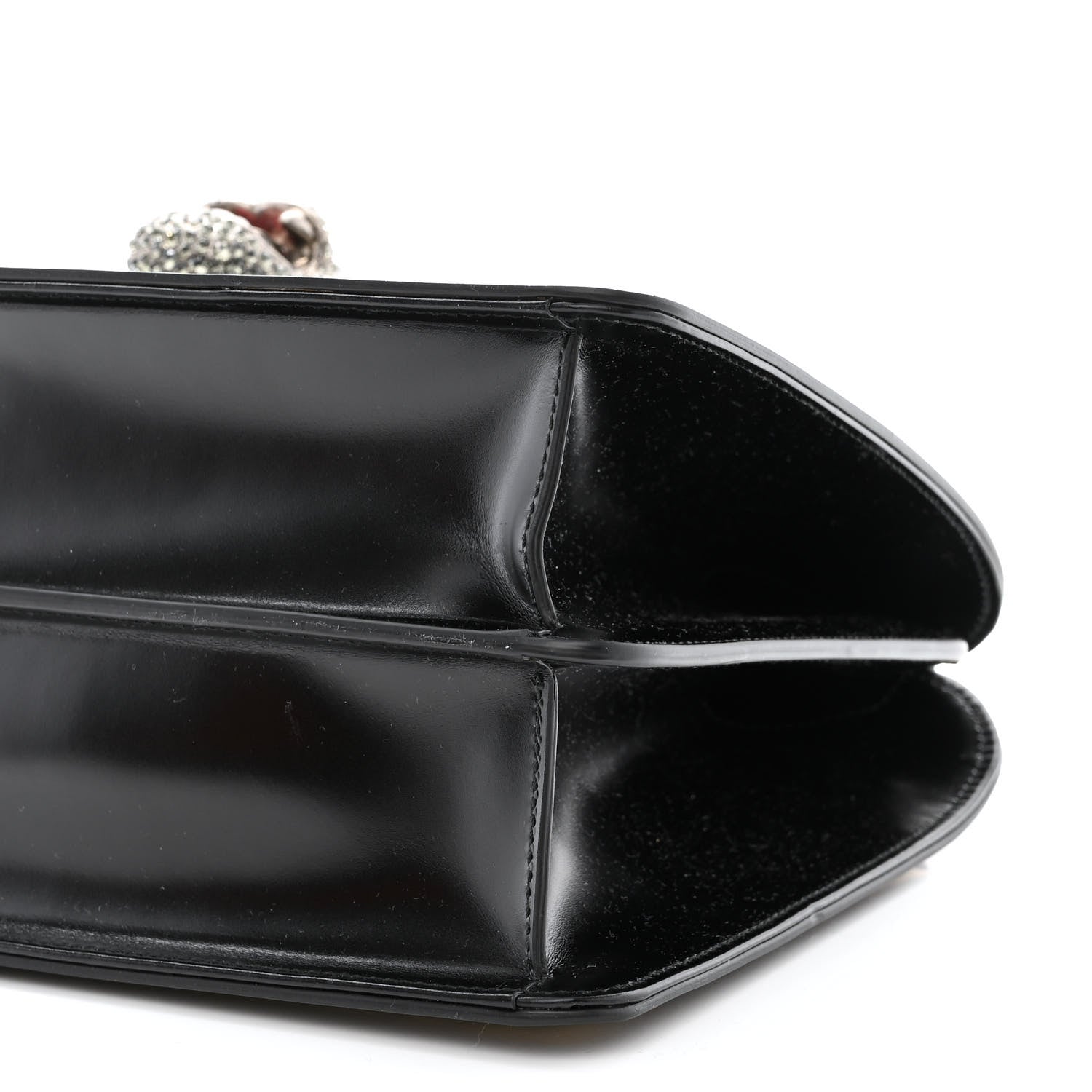 Gucci Calfskin Bamboo Medium Thiara Top Handle Bag Black 10 of 10