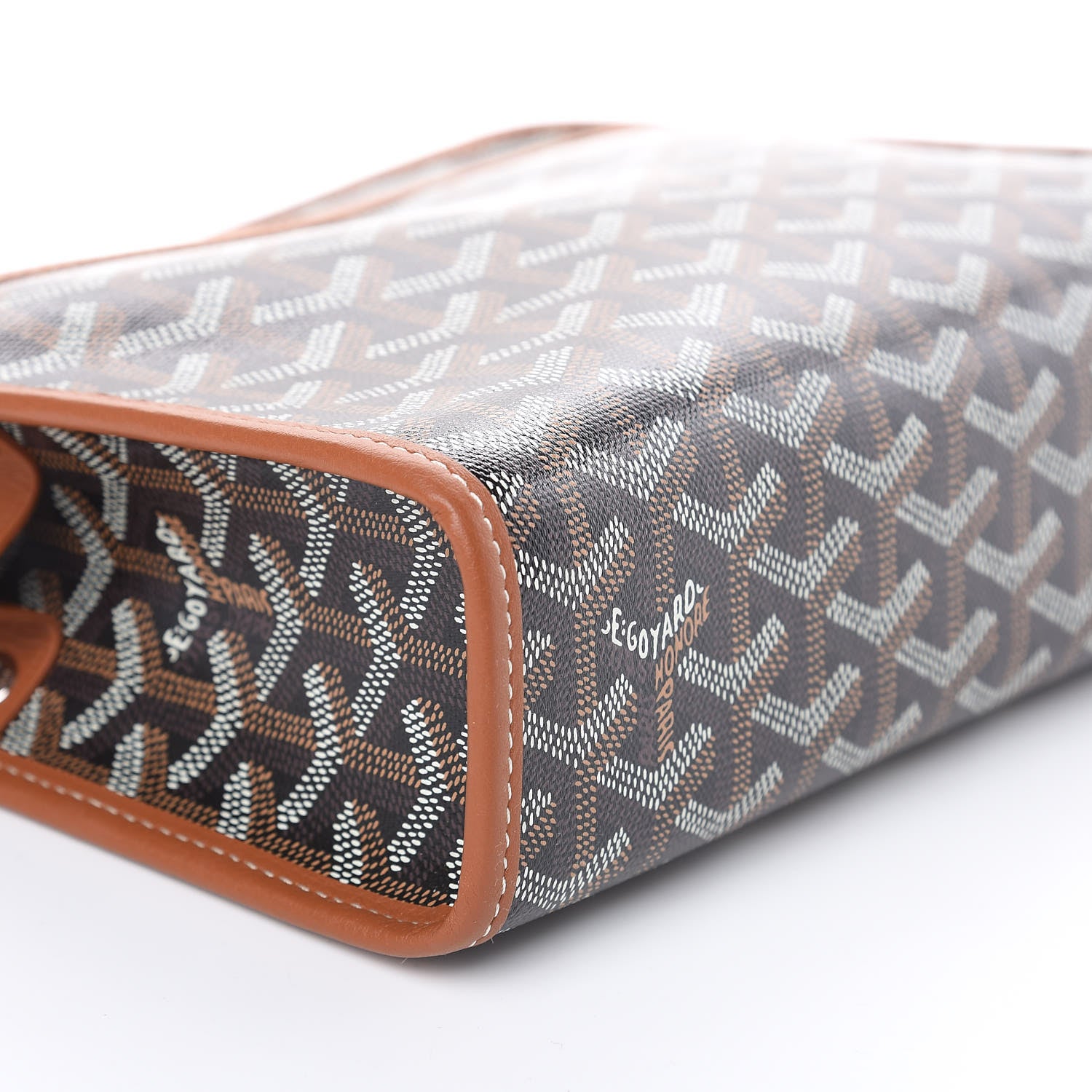 Goyard Goyardine Jouvence MM Toiletry Pouch Black Gold 6 of 8