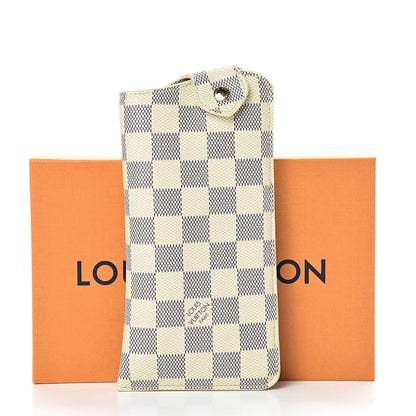 Louis Vuitton Damier Azur Sunglasses Case MM 7 of 7
