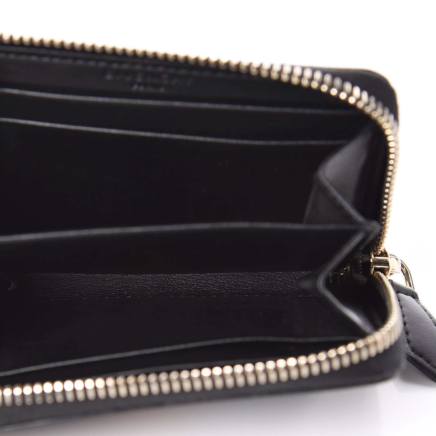 Givenchy Textured Coated Canvas Iconic Bambi Print Mini Zip Wallet Black 5 of 8