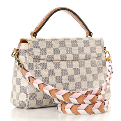 Louis Vuitton Damier Azur Braided Croisette Rose 3 of 12