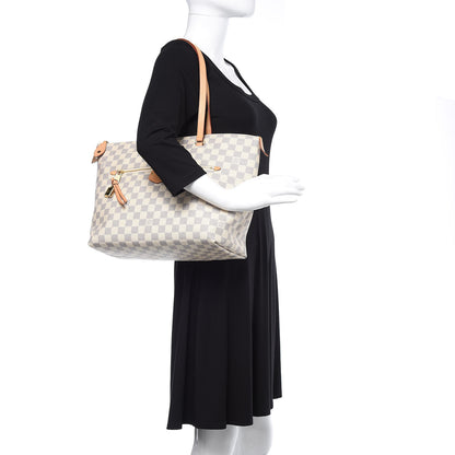 Louis Vuitton Damier Azur Iena MM 2 of 19
