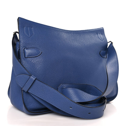 Hermes Taurillon Clemence Jypsiere 31 Bleu Brighton 3 of 9