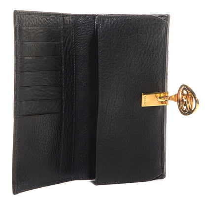 Gucci Monogram Interlocking GG Continental Wallet Black 5 of 8