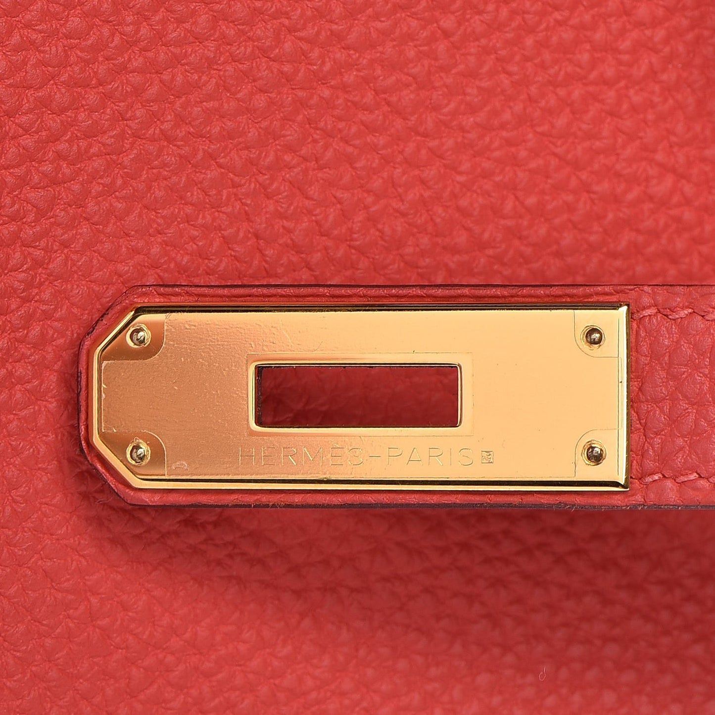 Togo Birkin 30 Rouge Pivoine