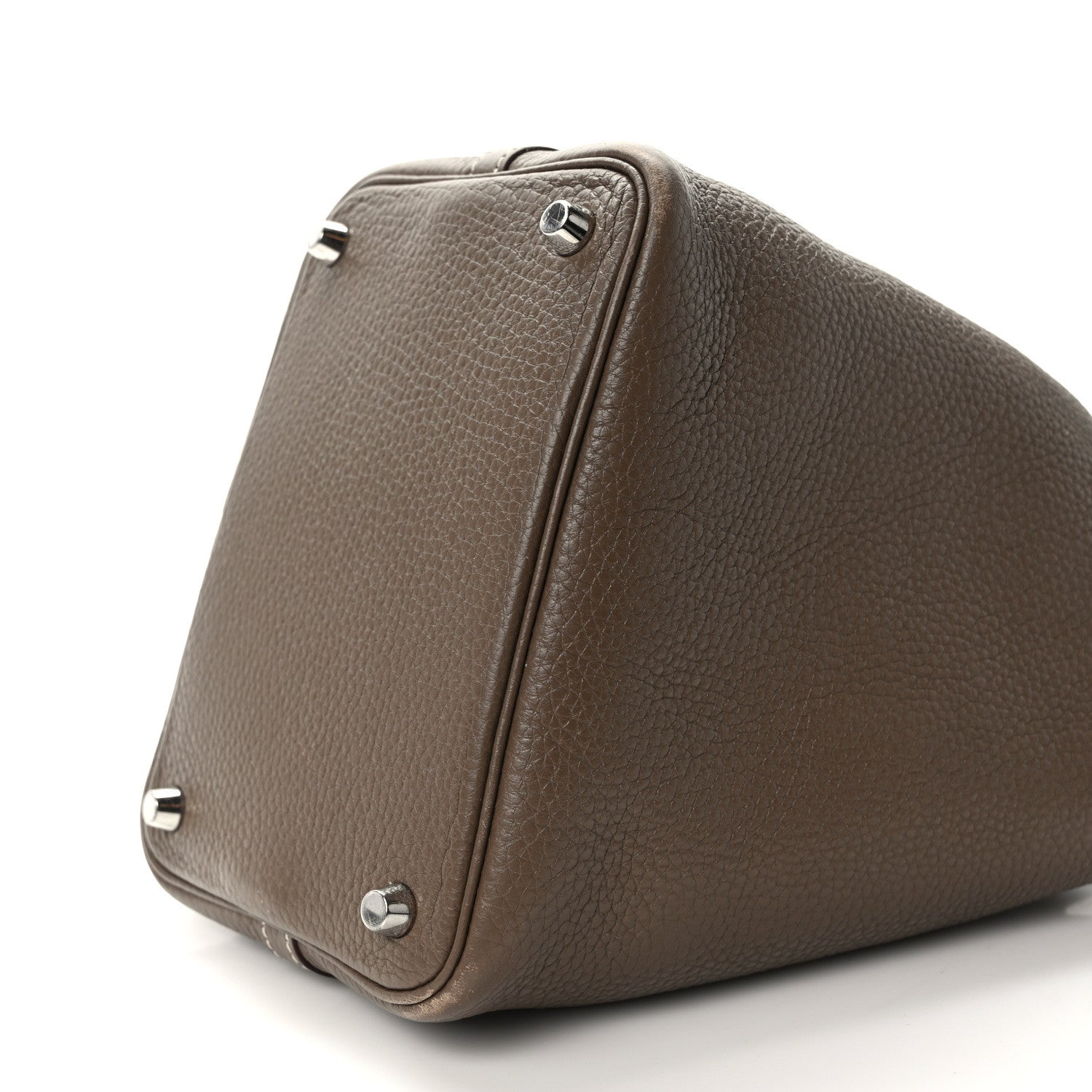 Hermes Taurillon Clemence Picotin Lock 18 PM Etoupe 9 of 12