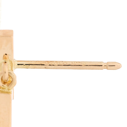 Tiffany 18K Yellow Gold T Bar Earrings 4 of 5