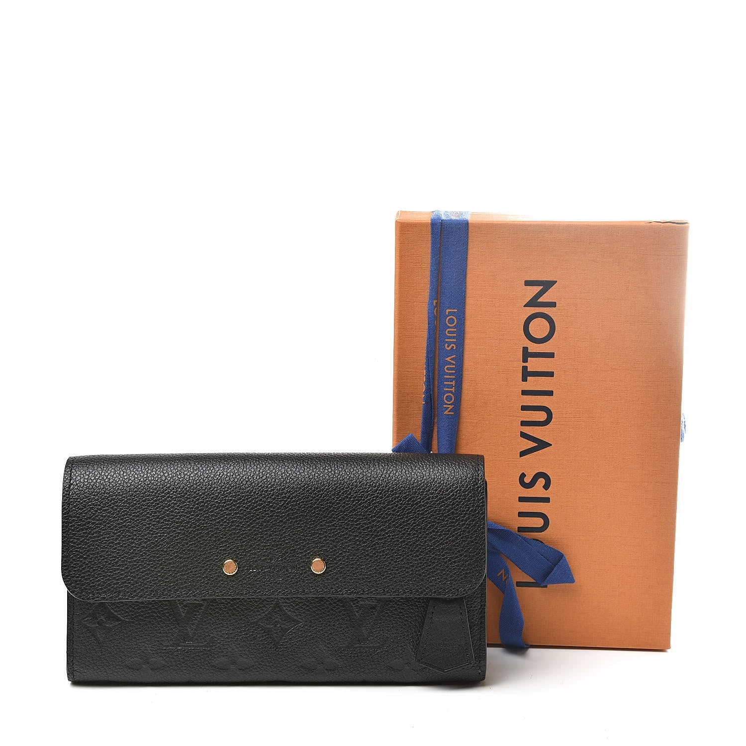 Louis Vuitton Empreinte Pont-Neuf Wallet Black 8 of 8