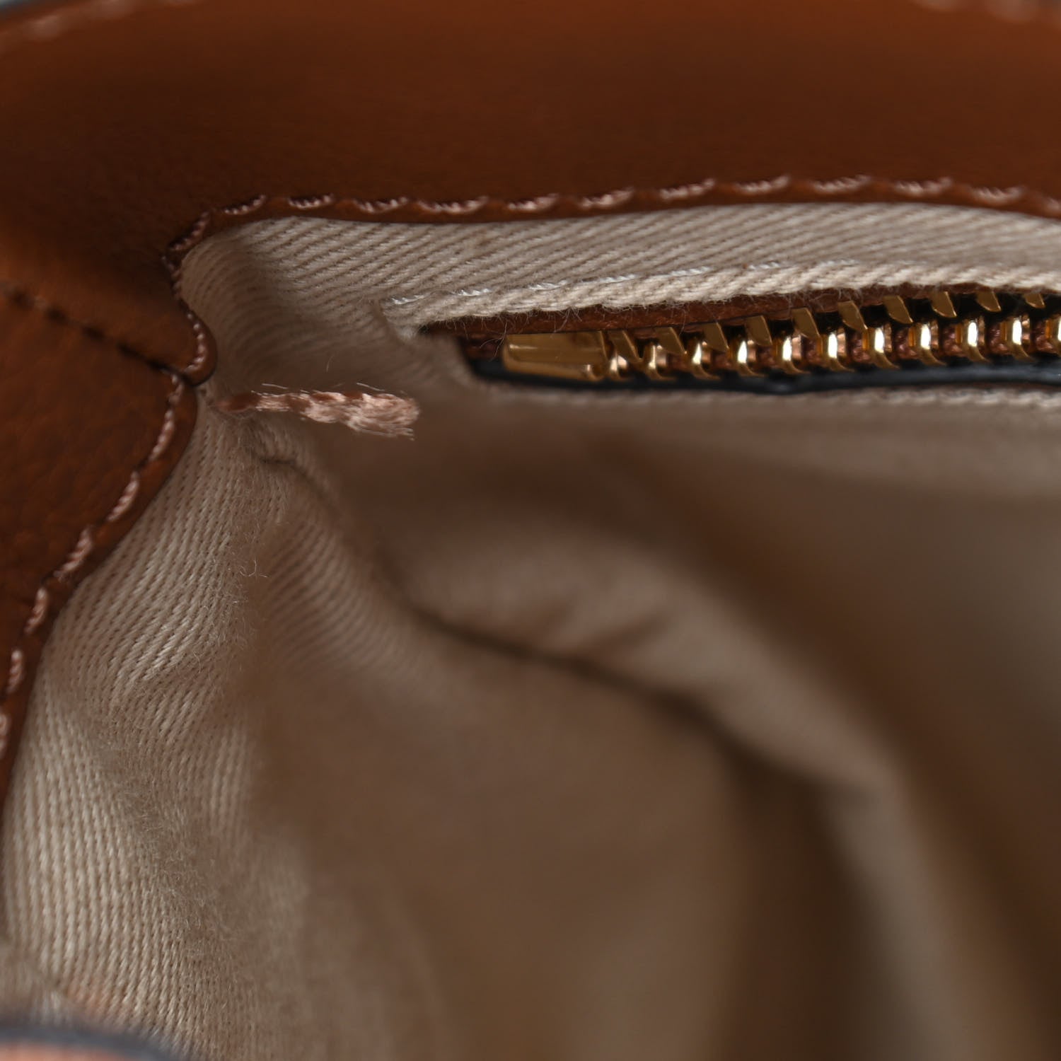 Chloe Suede Calfskin Small Faye Backpack Tan 5 of 7