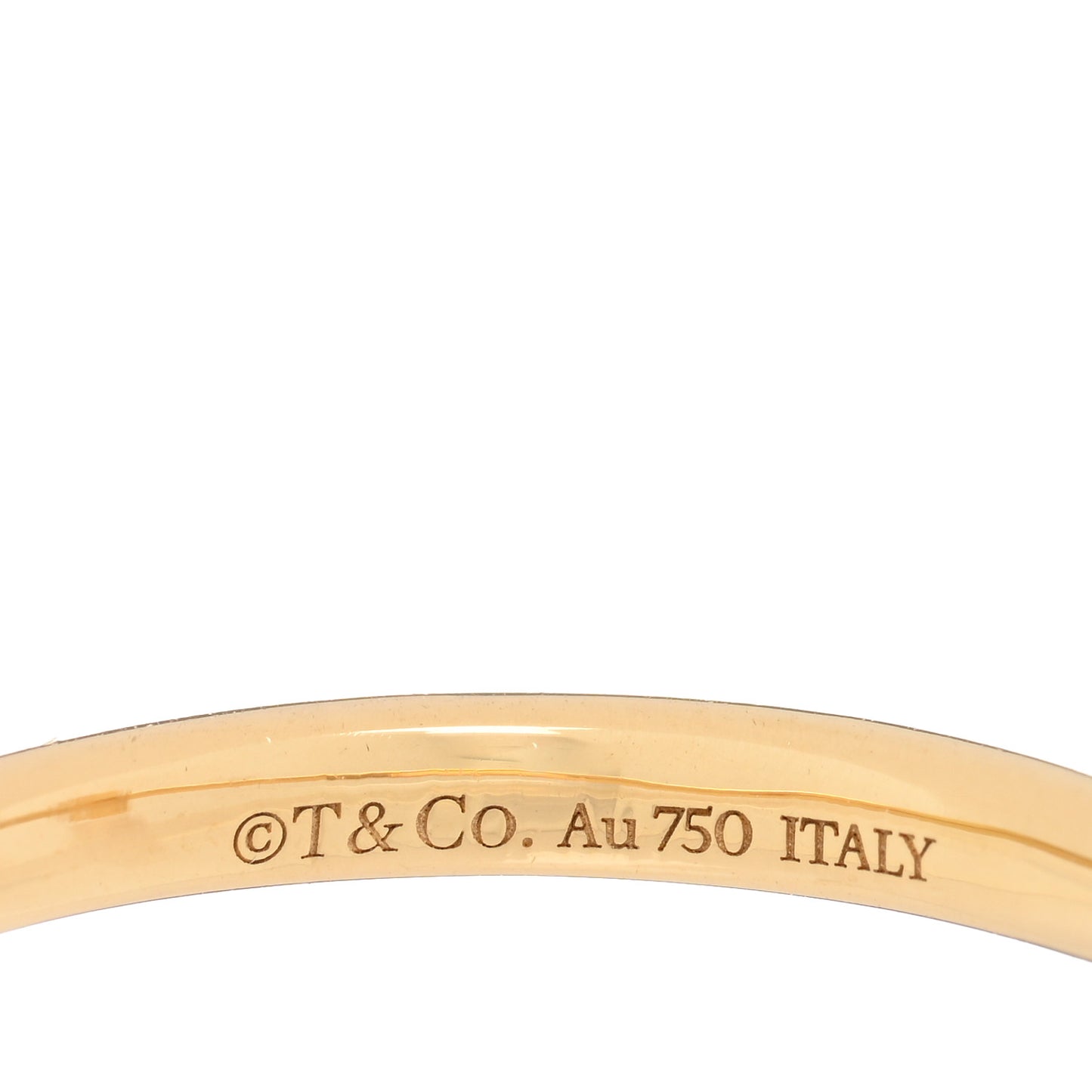 18K Yellow Gold Diamond 2.5mm T T1 Ring 63 10.25