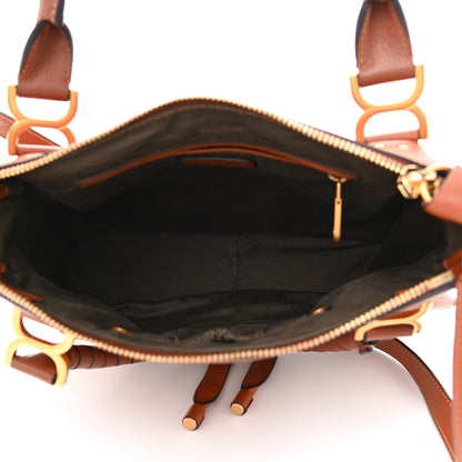 Chloe Calfskin Medium Marcie Satchel Tan 5 of 9