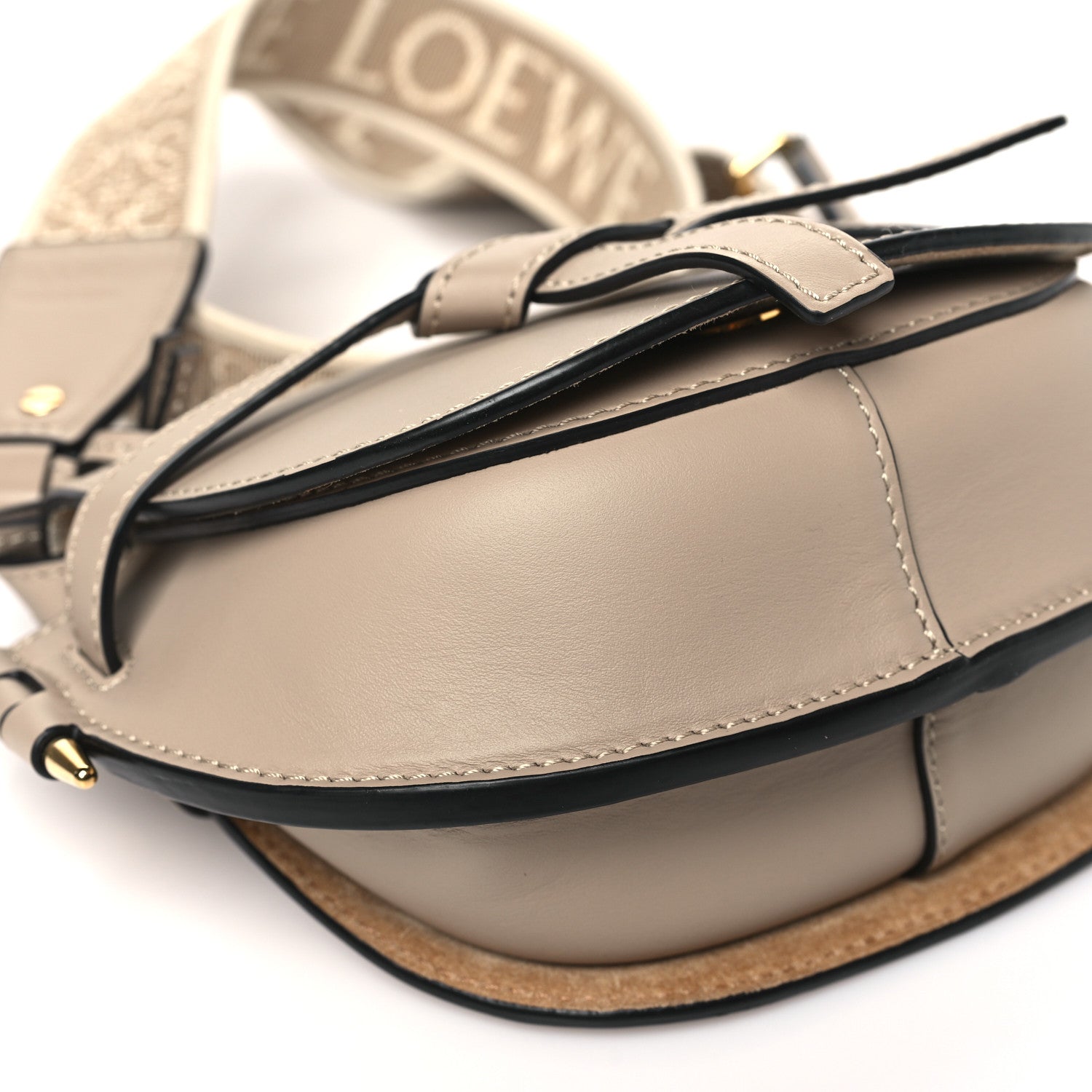 Loewe Calfskin Jacquard Mini Gate Dual Bag Sand 9 of 10