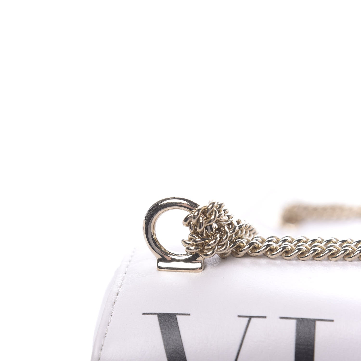 Valentino Garavani Calfskin VLTN Small Shoulder Bag White 12 of 14