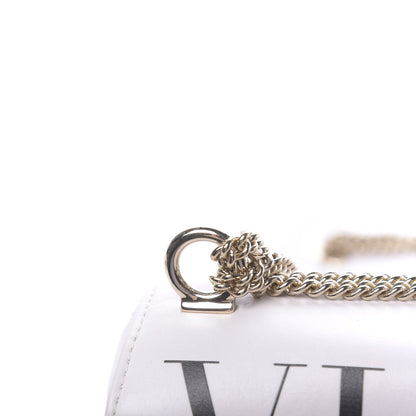Valentino Garavani Calfskin VLTN Small Shoulder Bag White 12 of 14