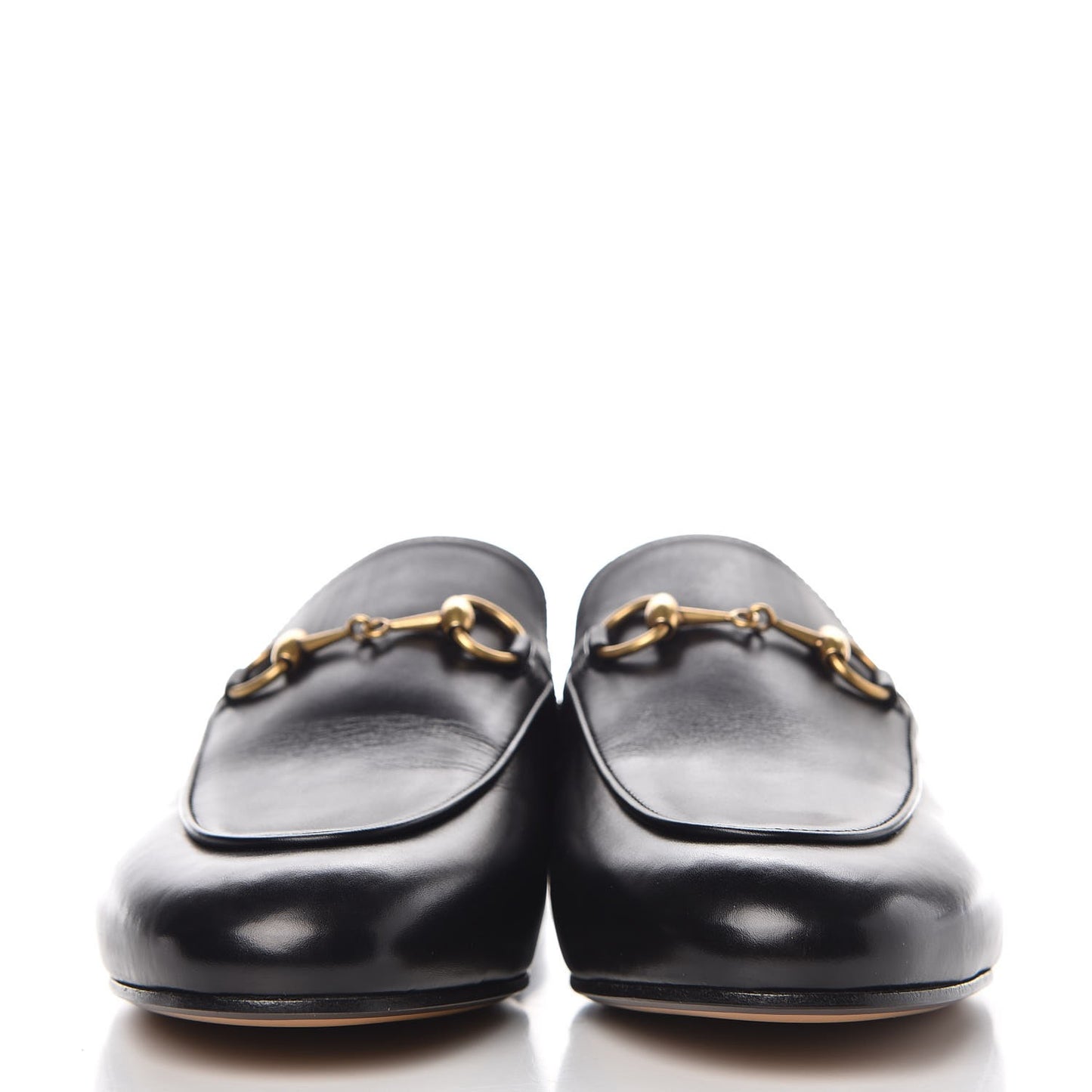 Calfskin Womens Princetown Slippers 37 Black