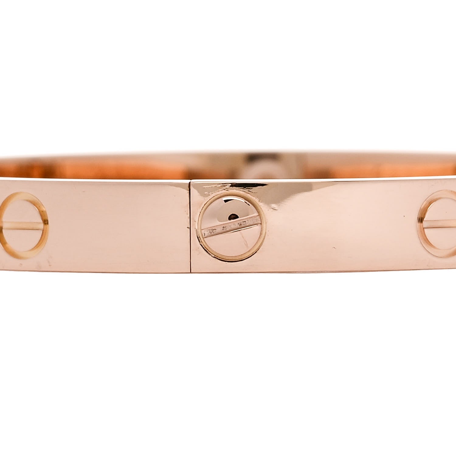 Cartier 18K Pink Gold LOVE Bracelet 17 4 of 8