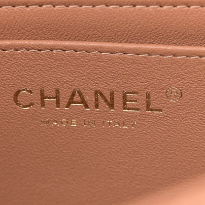 Chanel Lambskin Quilted Mini Rectangular Flap Brown 6 of 10