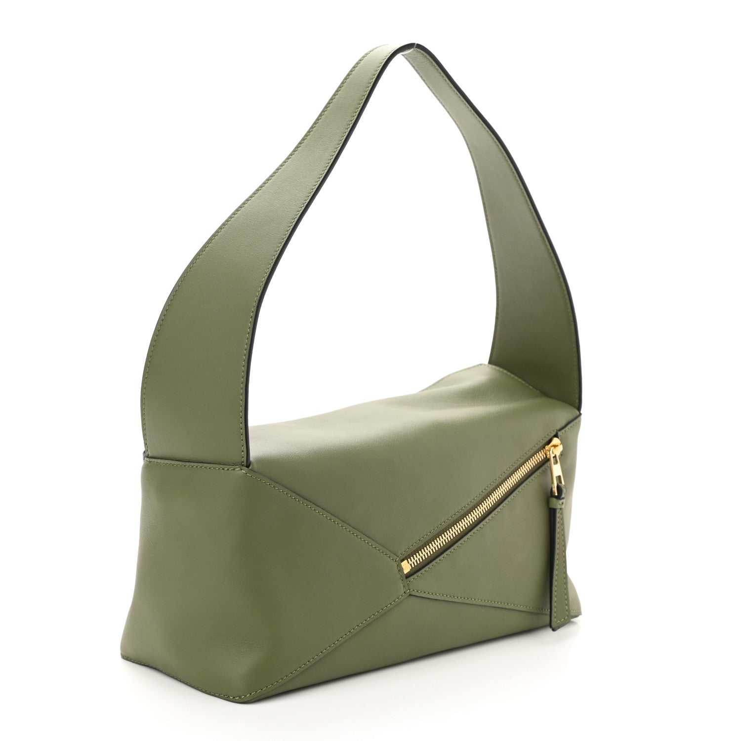 Loewe Calfskin Puzzle Hobo Avocado 3 of 7