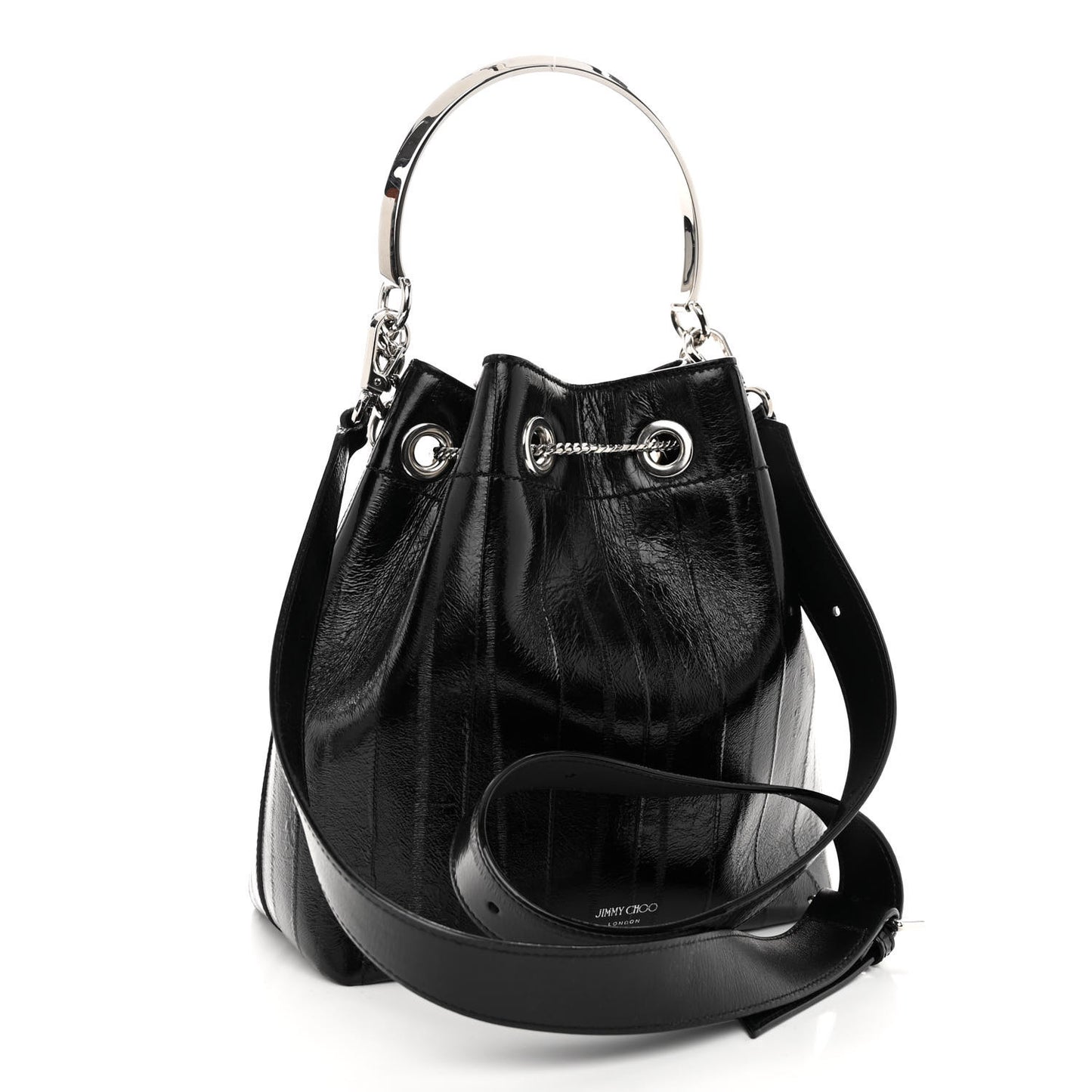 Eelskin Bon Bon Bag Bucket Bag Black