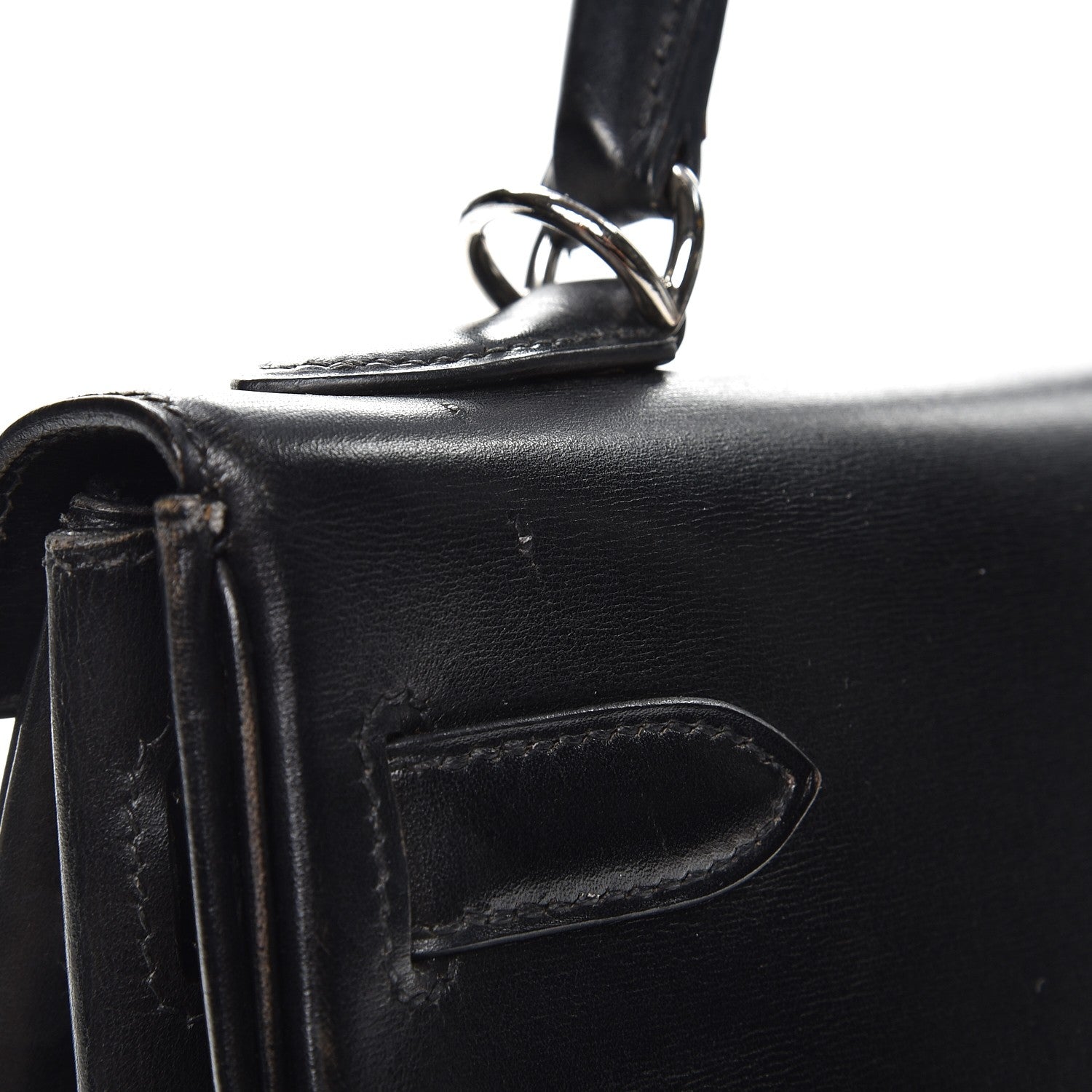 Hermes Box Kelly Retourne 32 Black 37 of 48