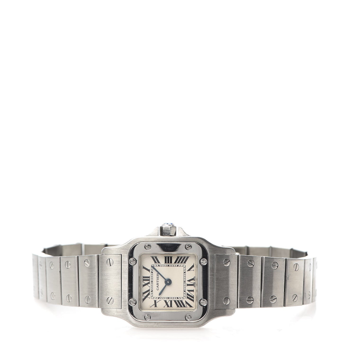 Stainless Steel 24mm Santos de Galbee Quartz Watch