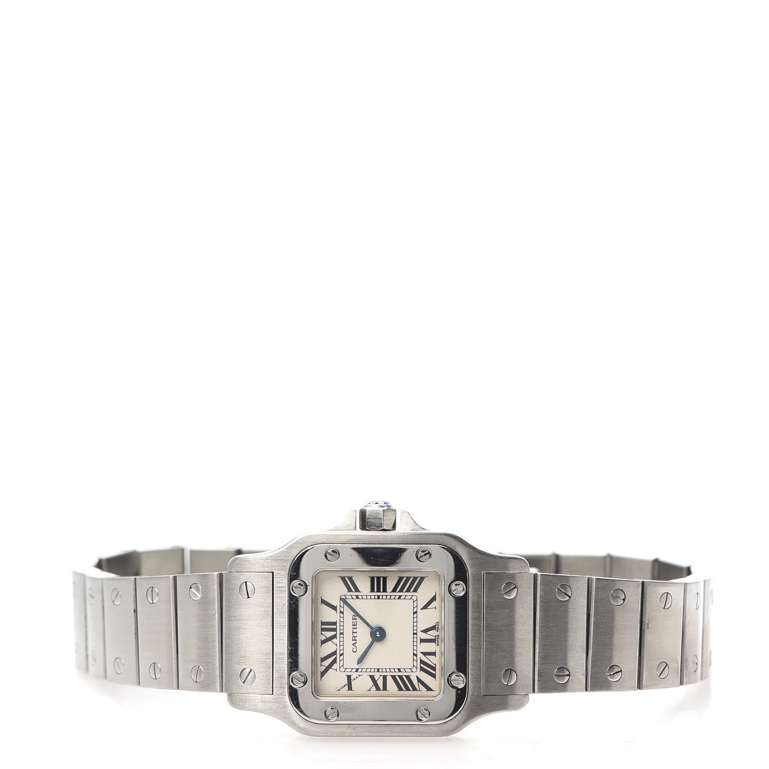 Cartier Stainless Steel 24mm Santos de Galbee Quartz Watch 3 of 6