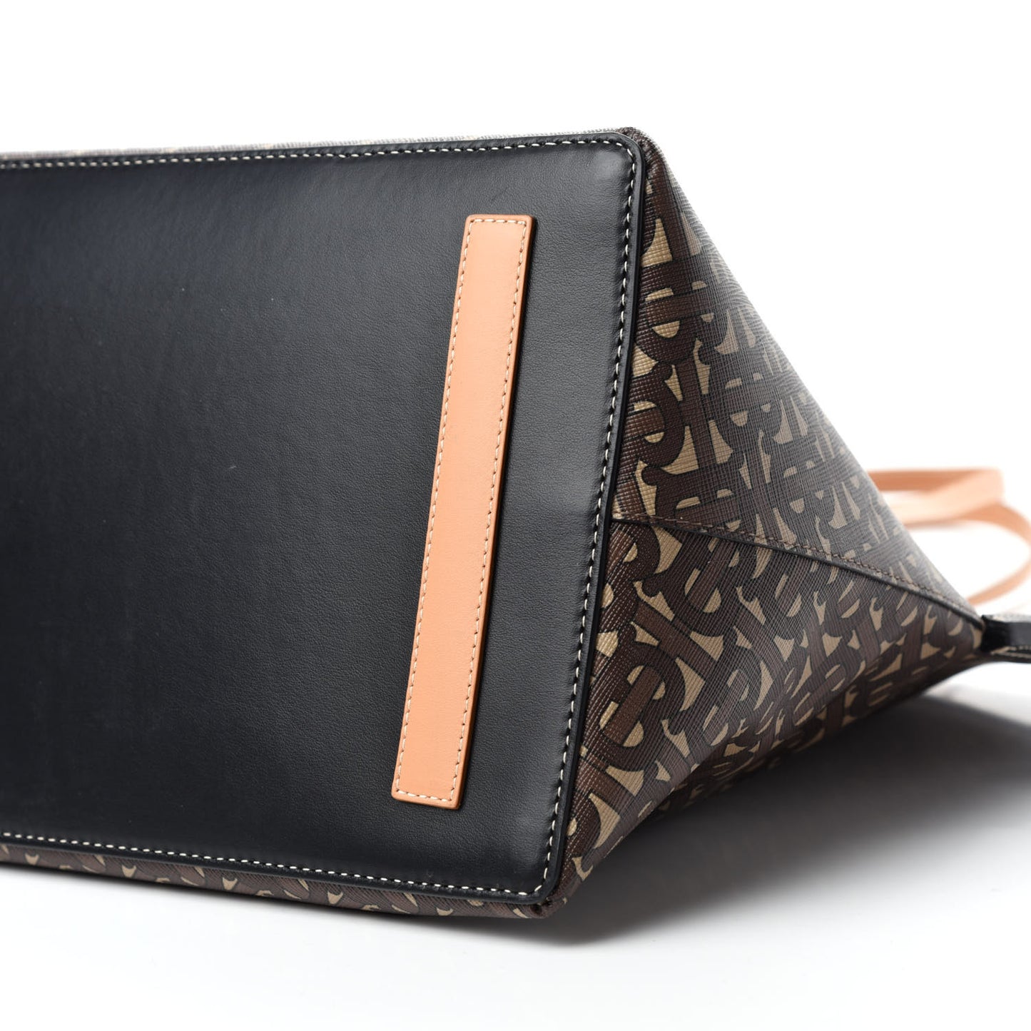 E-Canvas Monogram Large Society Tote Bridle Brown