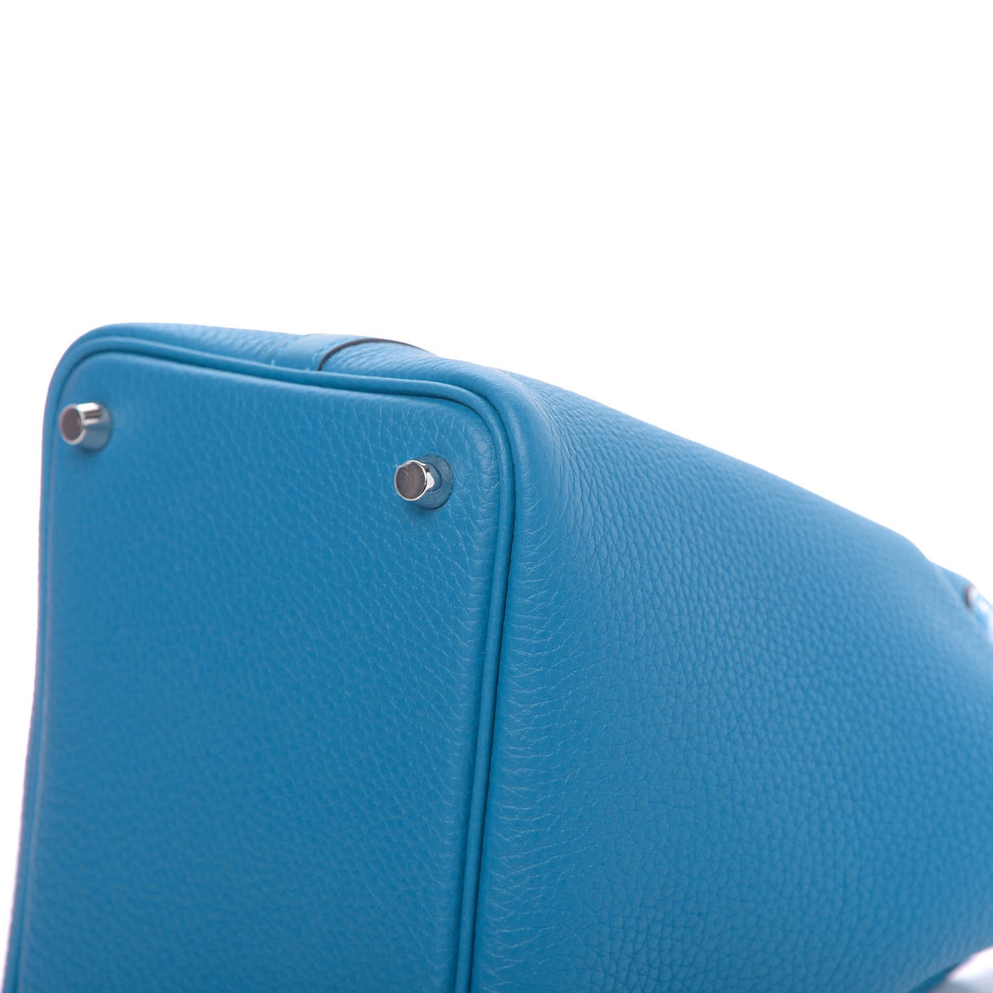 Taurillon Clemence Matte Alligator Picotin Lock Touch 18 PM Mykonos