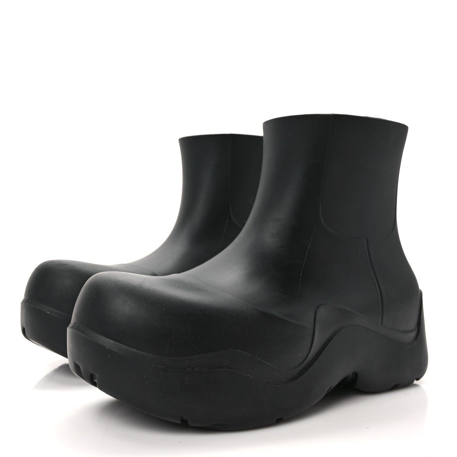 Bottega Veneta Rubber Puddle Ankle Boots 37 Black 3 of 9