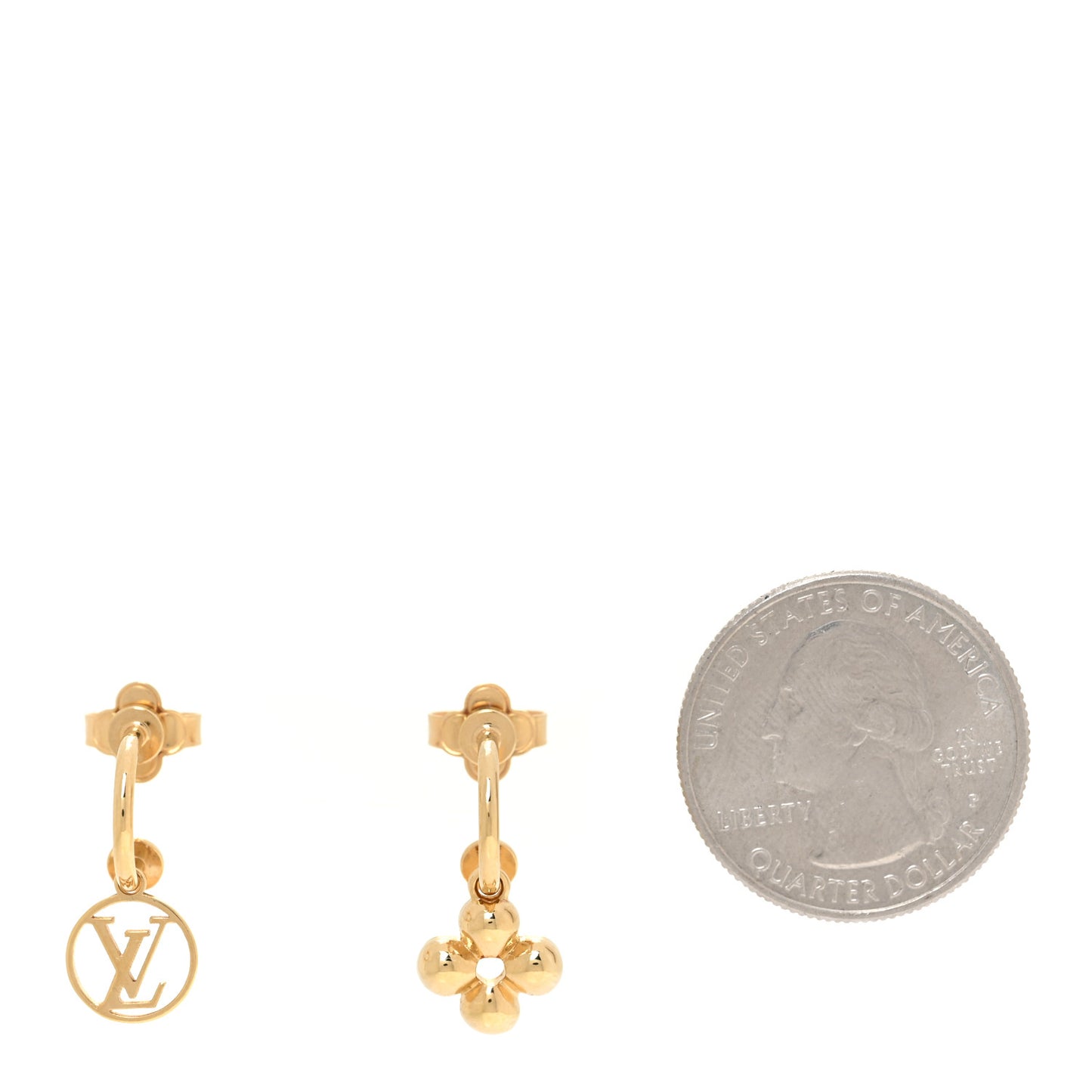 Brass Blooming Earrings Gold