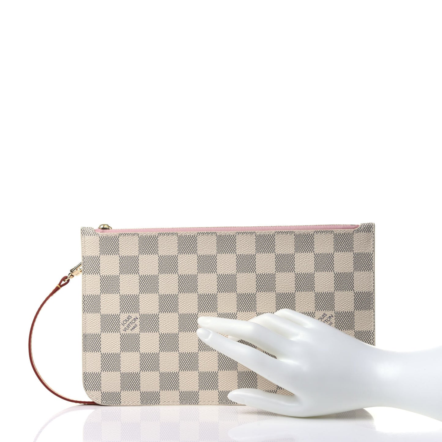 Damier Azur Neverfull MM GM Pochette Rose Ballerine
