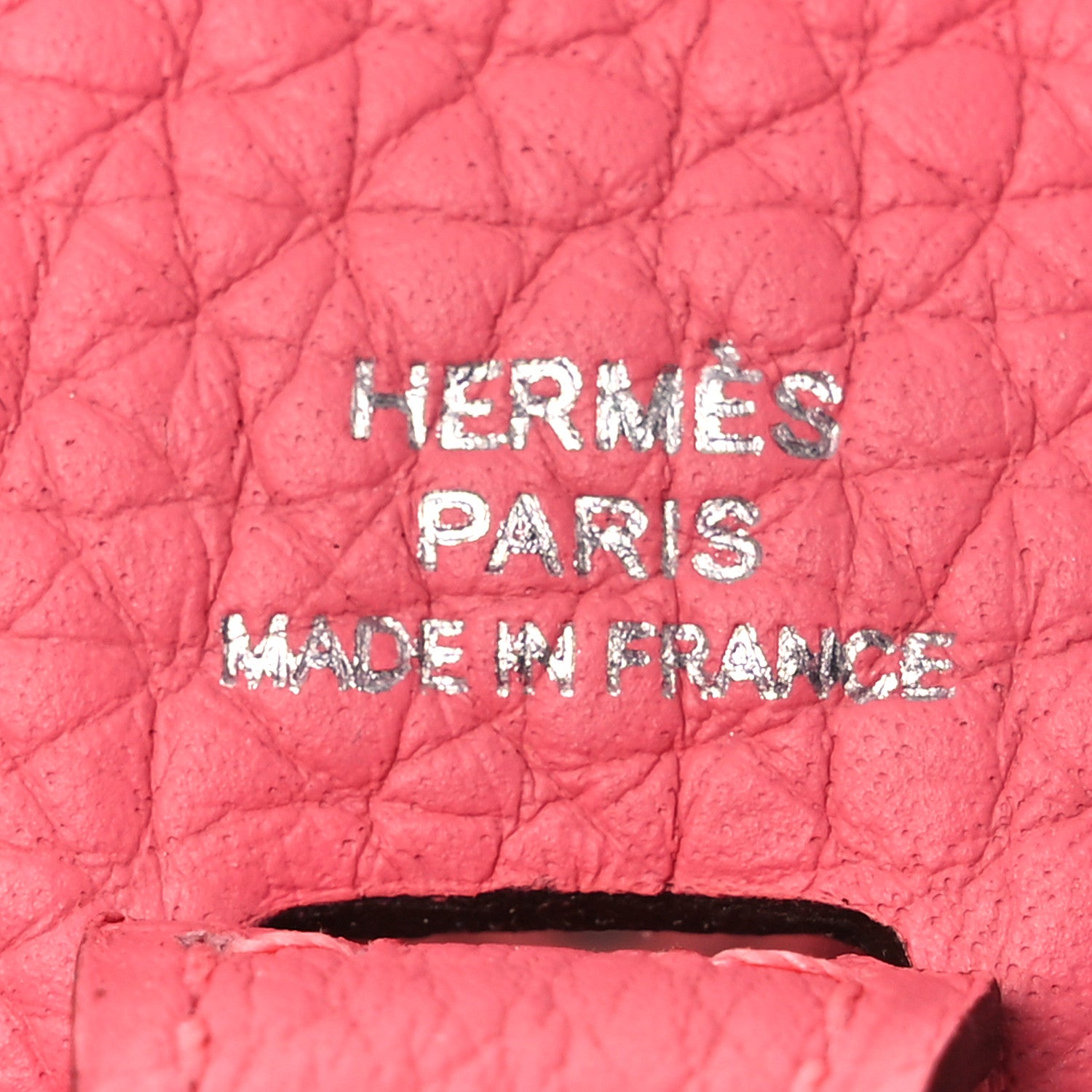 Hermes Taurillon Clemence Amazone Evelyne TPM Rose Azalee Rouge