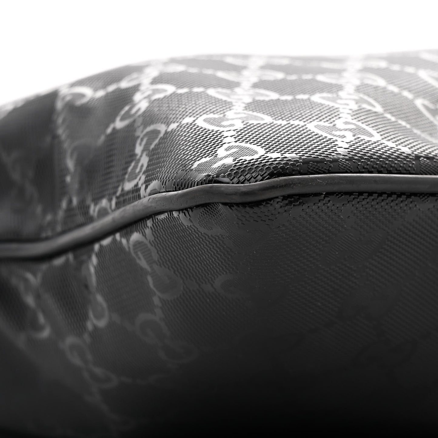 Imprime Monogram Medium Flat Messenger Bag Black
