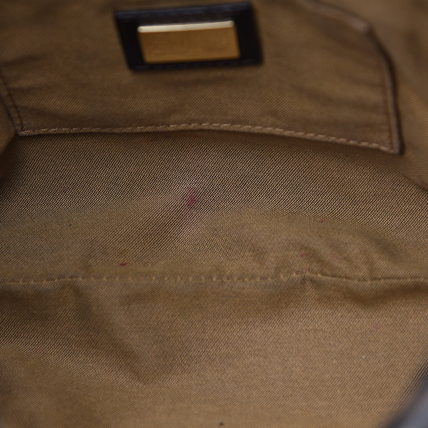 Fendi Zucca Small Chef Shoulder Bag Tobacco 13 of 13