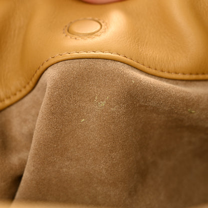 Loewe Mellow Nappa Donut Medium Chain Flamenco Knot Clutch Sahara 11 of 11