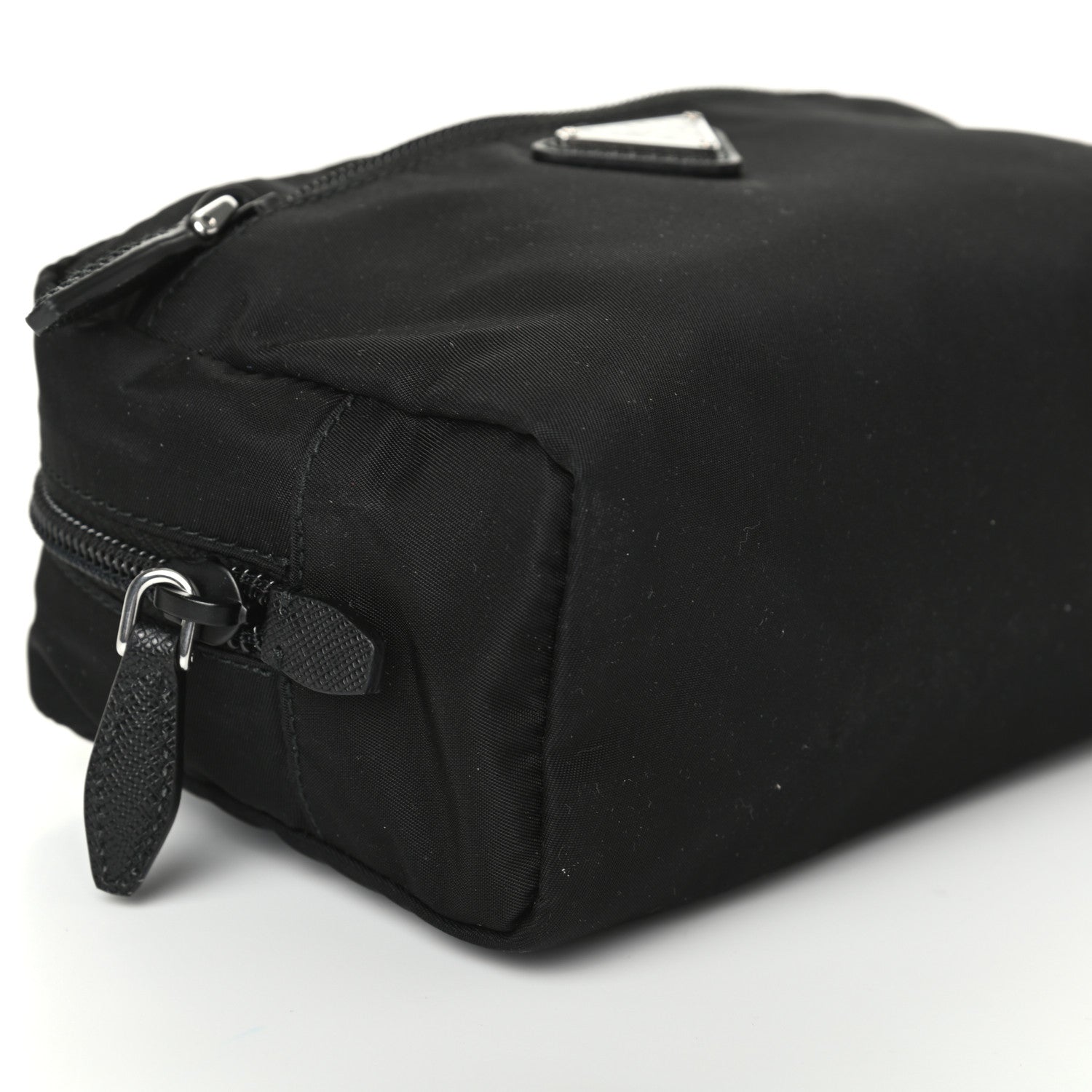 Prada Tessuto Nylon Wristlet Black 7 of 8