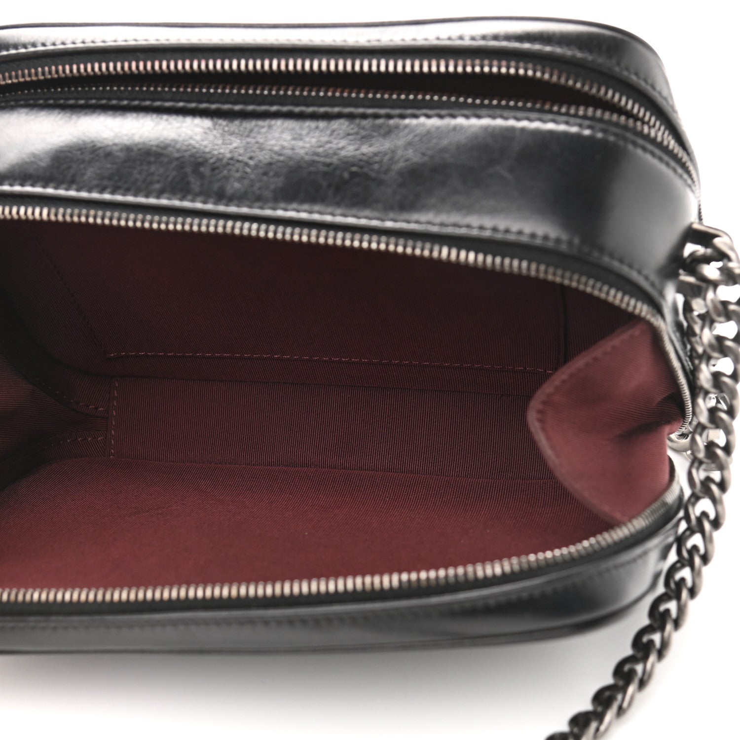 Chanel Lambskin Small Coco Boy Camera Case Black 6 of 11