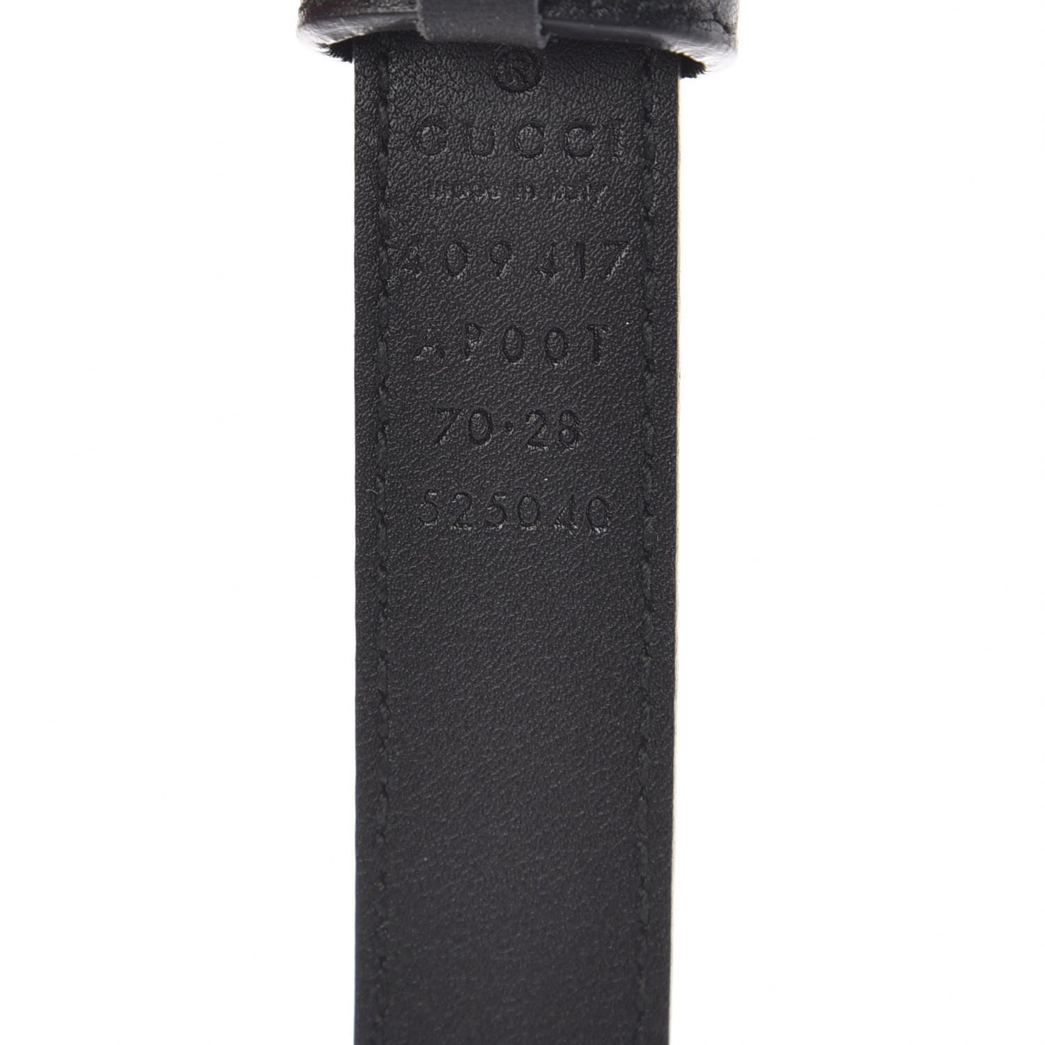 Gucci Calfskin Double G 20mm Belt 70 28 Black 7 of 8
