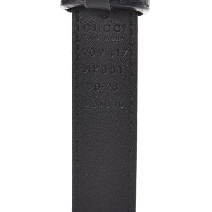 Gucci Calfskin Double G 20mm Belt 70 28 Black 7 of 8