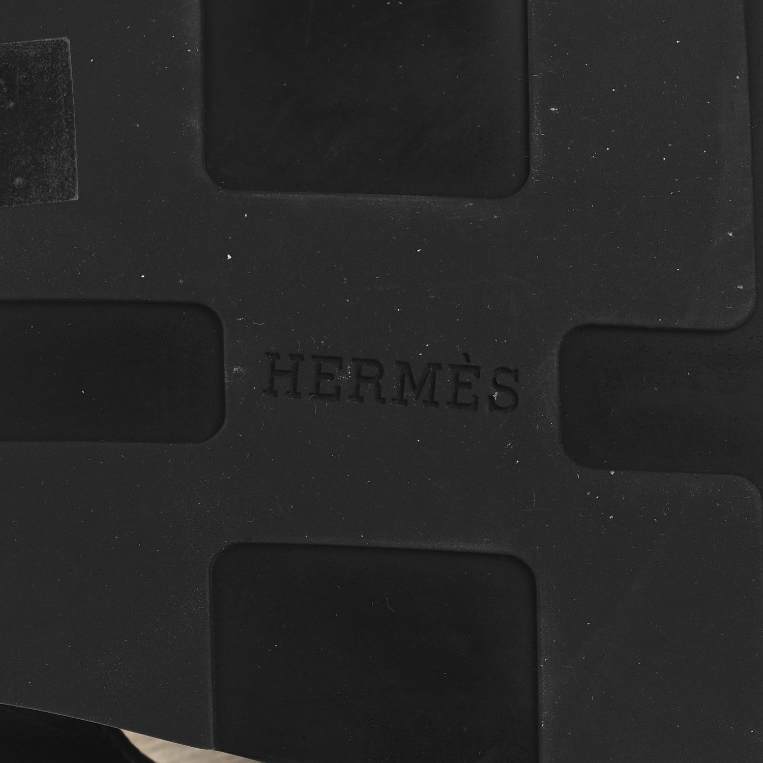 Hermes Nappa Mens Pharaon Sandals 43.5 Black 8 of 9