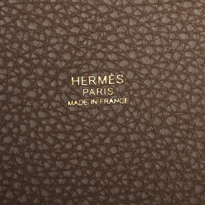 Hermes Taurillon Clemence Picotin Lock 18 PM Etoupe 6 of 11