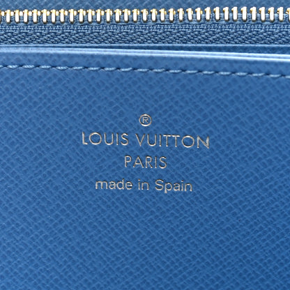 Louis Vuitton Monogram Zippy Wallet Blue Jean 6 of 8