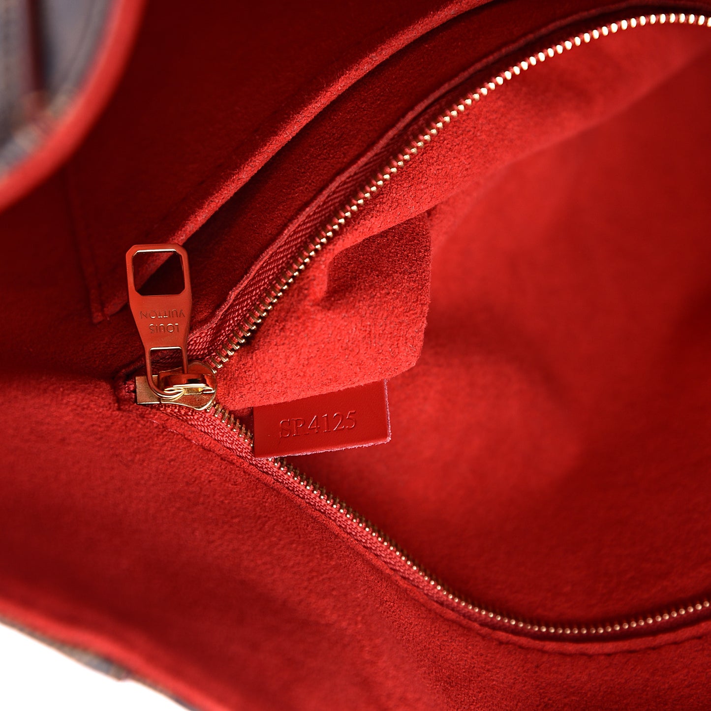 Damier Ebene Caissa Hobo Cherry