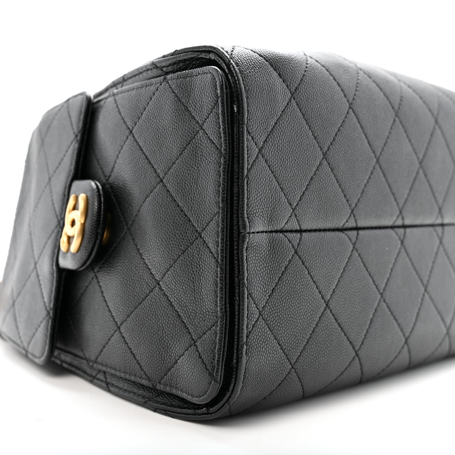 Caviar Quilted Small Chanel 25 Handbag Black
