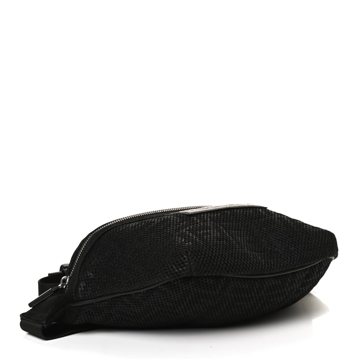 Fendi Neoprene FF Perforated Belt Bag Black 4 of 10