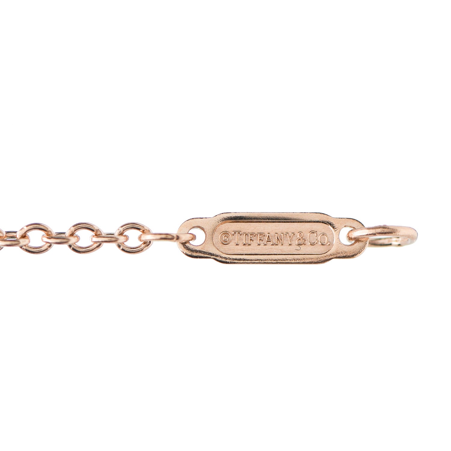 Tiffany 18K Rose Gold Diamond Atlas Pierced Bracelet 4 of 4