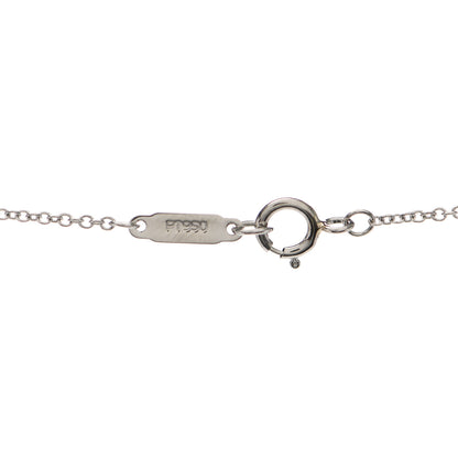 Tiffany Platinum Diamond Paper Flowers Pendant Necklace 4 of 6